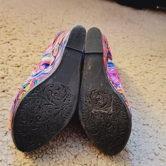 2 for 1 CHARLOTTE RUSSE AZTEC WEDGE BOOTIES - SZ 7 - Picture 10 of 16